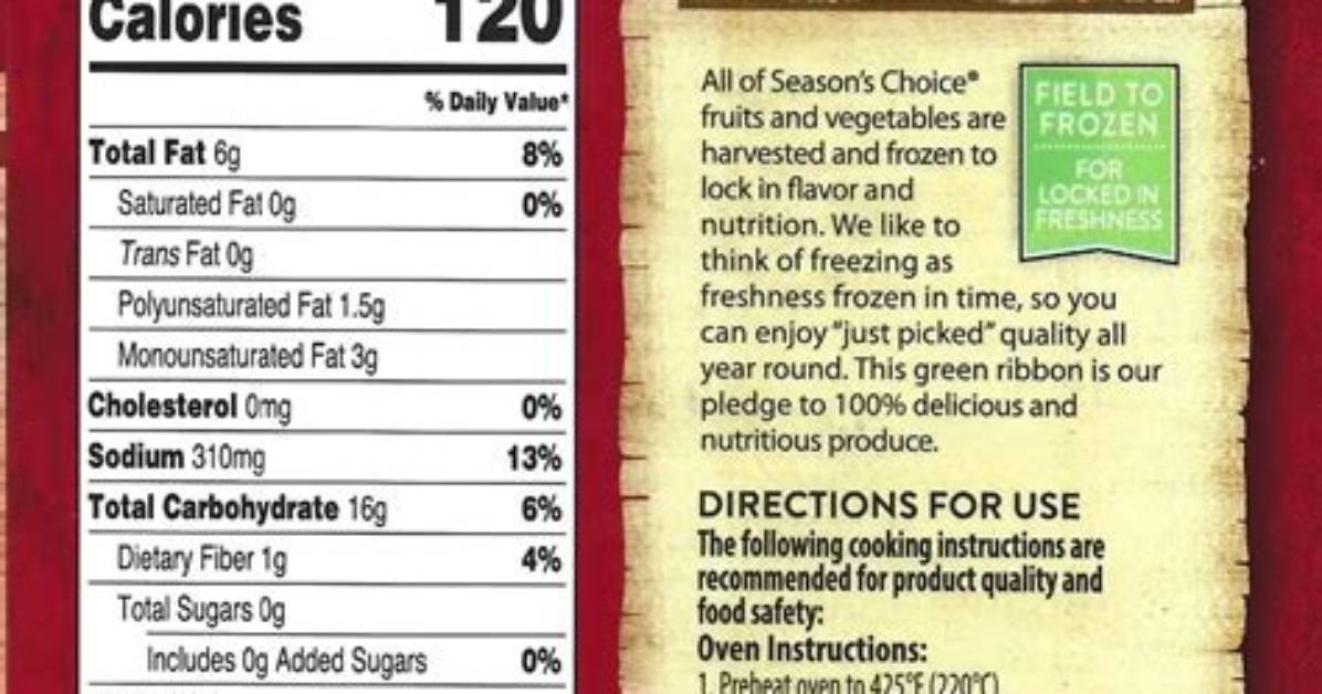 11 Aldi Hash Brown Patties Nutrition Facts