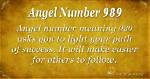 989 Angel Number Meaning and Symbolism
