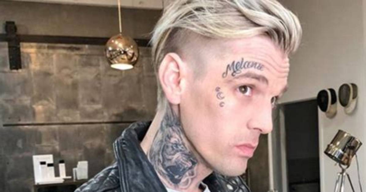 Aaron Carter Responds to Face Tattoo Comparison to Rihanna
