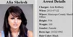 Alia Shelesh Mugshot, Sssniperwolf Robbery Accusation and Charges ·