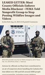 Attention! Marines Arrest Fema Director