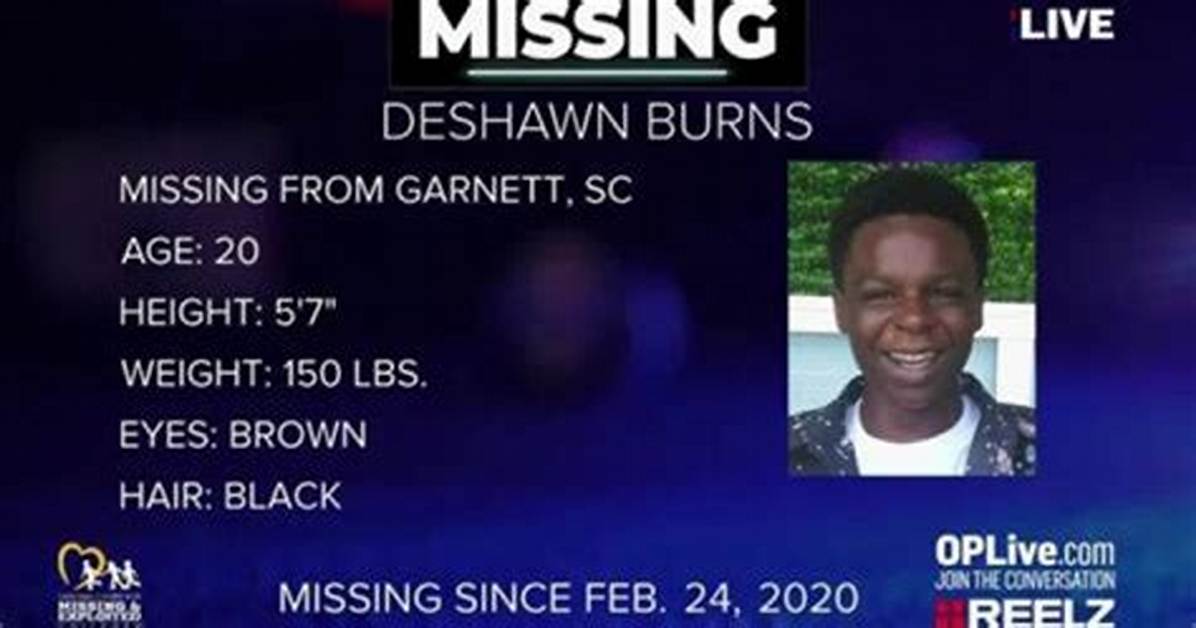 Breaking News: Have You Seen Deshawn Burns? Urgent Search for Missing Man