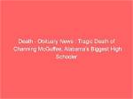 Channing Mcguffee Death News Obituary Age and Family ·