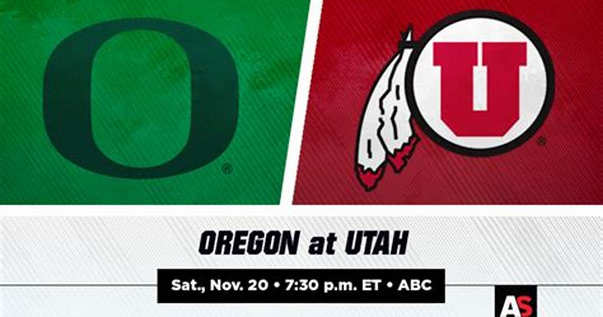 Comprehensive Oregon State Vs. Utah Football Prediction and Analysis