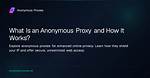Discover the Power of Anonymous Proxies Online for Secure and Private Browsing