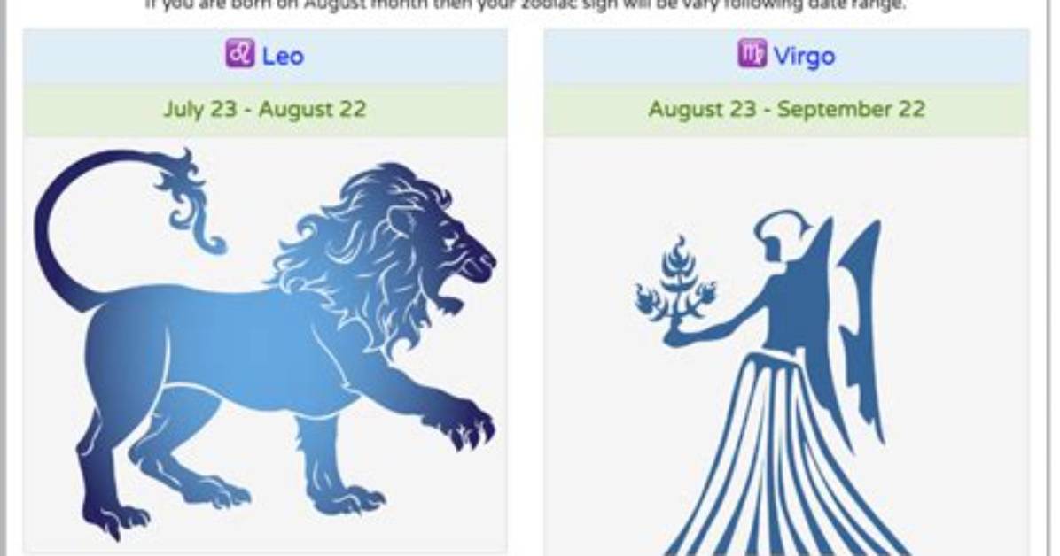 Discover Your Zodiac: Born in August Revealed
