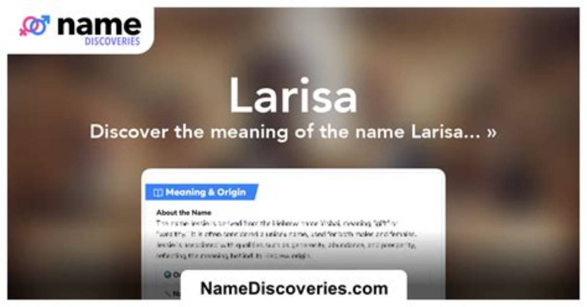 Discoveries and Insights from Larisa Manuel