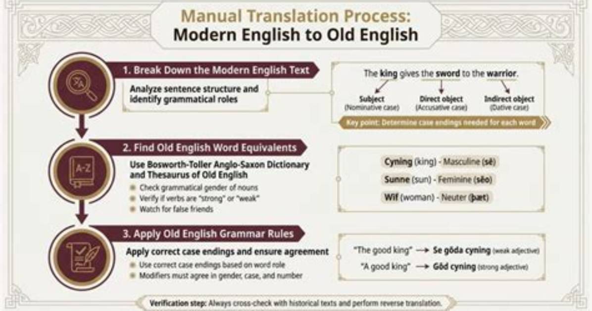Easy Old English to Modern English Translation Tool