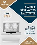 Eco-Friendly Water-Saving Dishwasher: Reduce Water Consumption and Save Money
