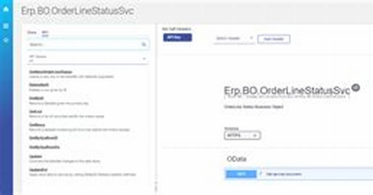 Epicor Erp Api Documentation ·