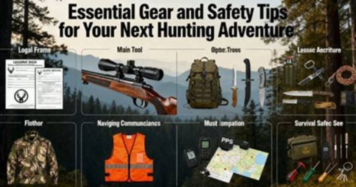 Essential Hunting Safety Measure: File a Hunting Plan Before Your Trip
