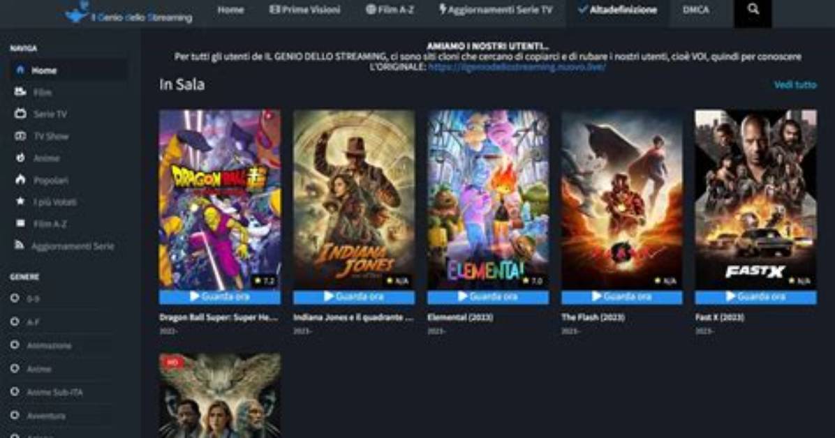 Find the Latest Ilgeniodellostreaming Nuovo Indirizzo