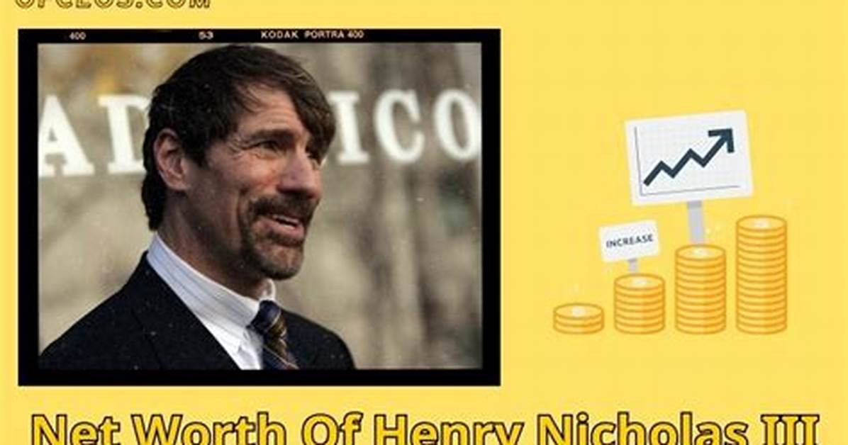 Henry Nicholas Net Worth, Income, Salary, Earnings, Biography