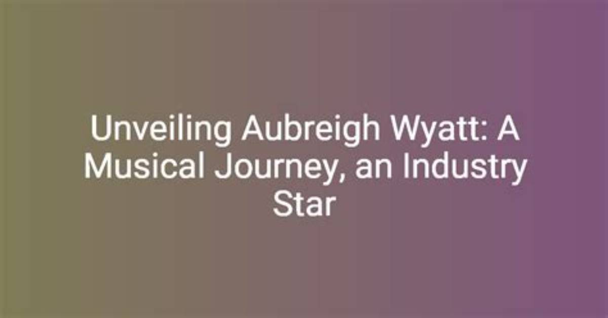 How Aubreigh's Journey Began