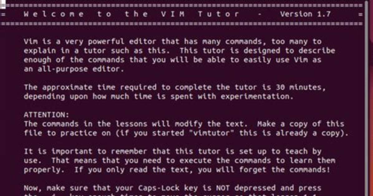 How to Run Vimtutor in Neovim
