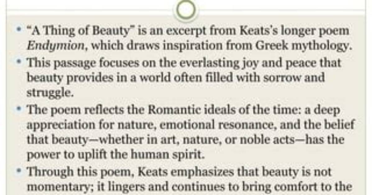 In-Depth Analysis and Interpretation of Keats' "Ode on a Grecian Urn"