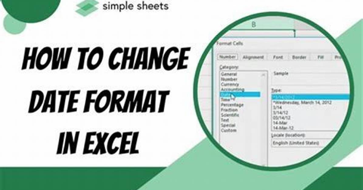 Instantly Transform Dates: a Quick Guide to Changing Date Formats in Excel