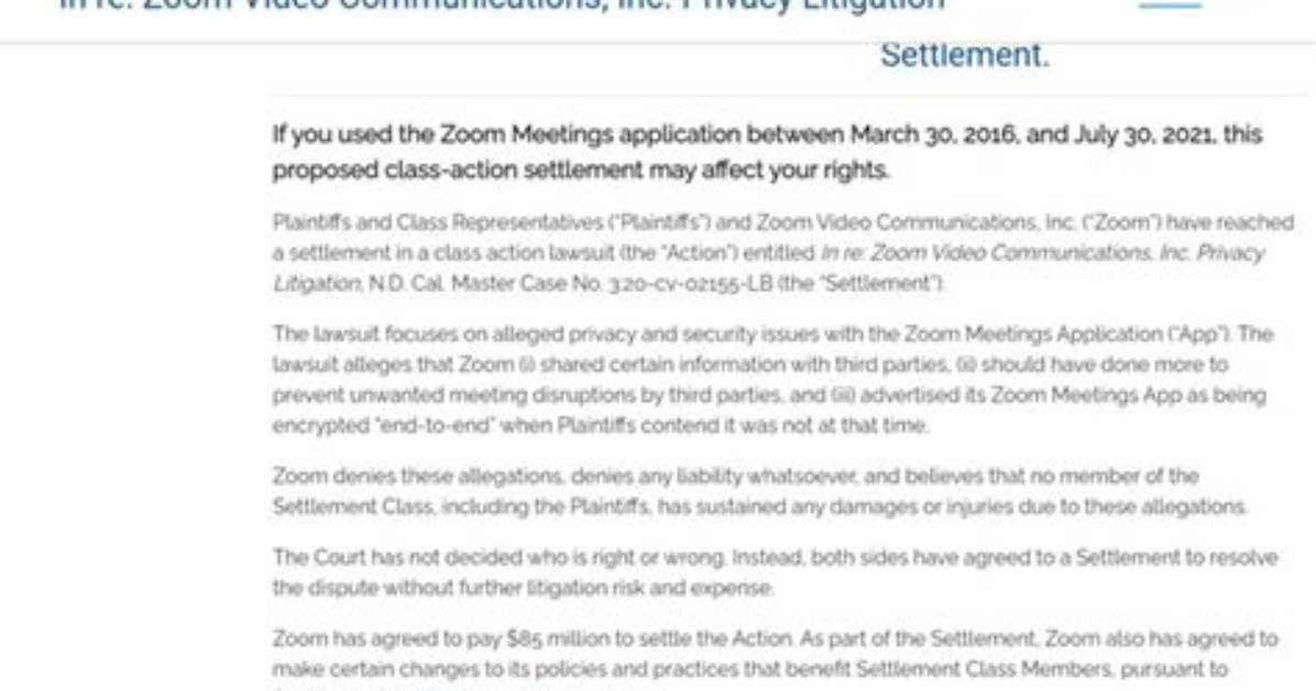 Is Epiqpay Zoom Settlement Legit?