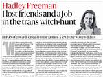 Is Hadley Freeman Trans? Details on Her Husband or Partner