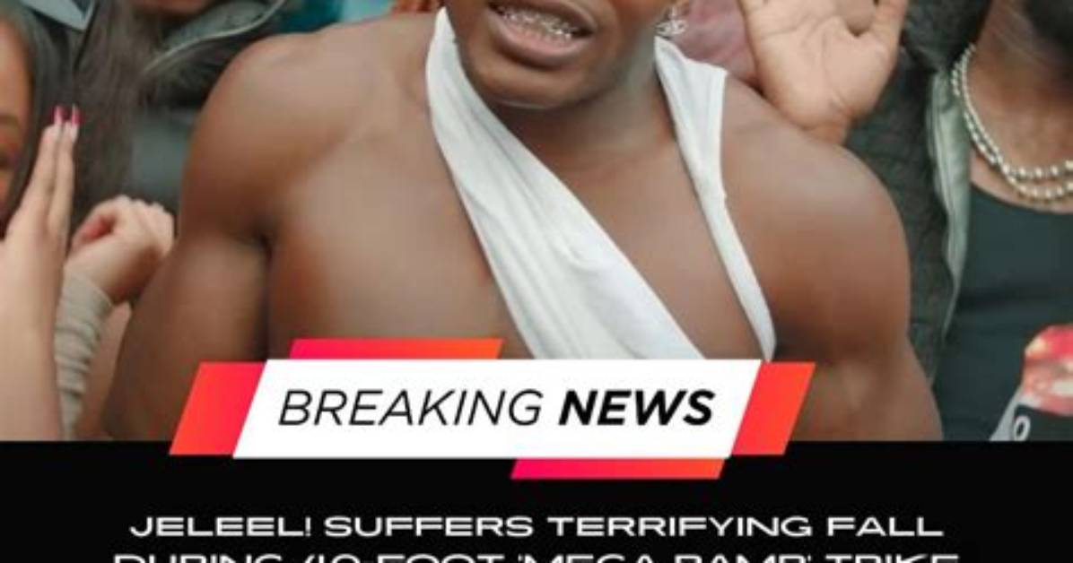 Jeleel! Suffers Terrifying Fall During 40-Foot 'Mega Ramp' Stunt