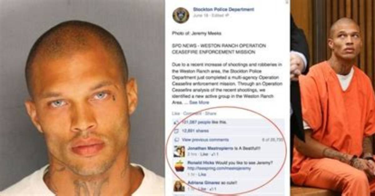 Jeremy Meeks Biography, Age, Height, Wife, Net Worth, Family