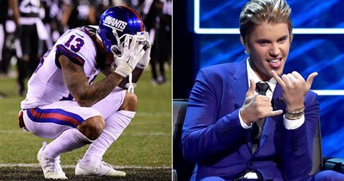 Justin Bieber and Odell Beckham: Sports and Music Crossover