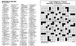 La Times Three, So They Say Crossword Clue Answers with 5 Letters
