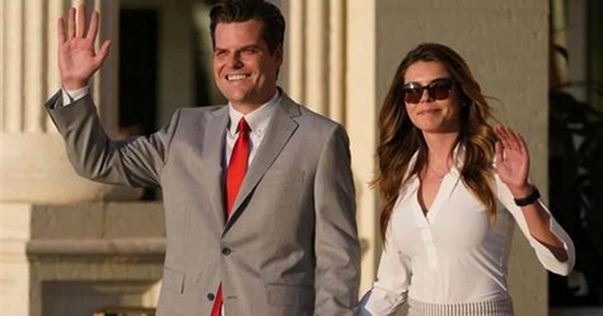 Matt Gaetz's Wife's Age: Uncovering the Enigma Surrounding the Age Gap