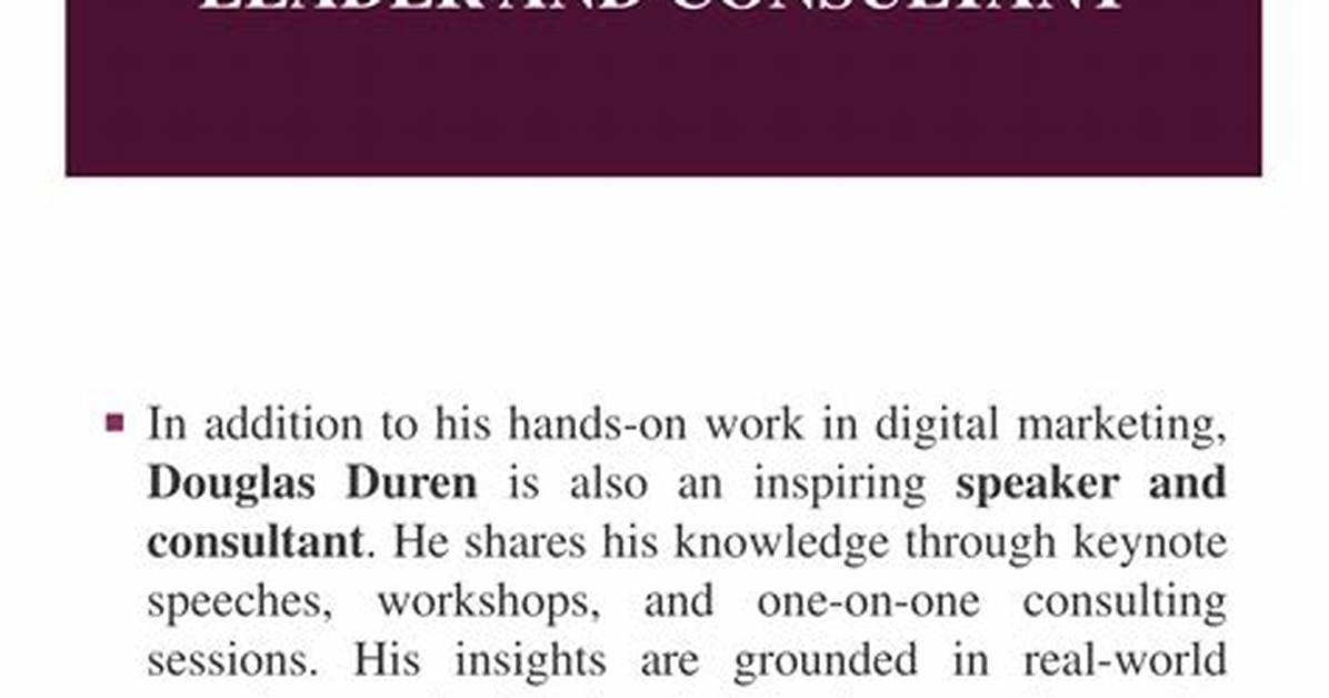 Meet the Expert: Douglas Asche, a Leader in the Field