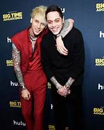 Pete Davidson & Machine Gun Kelly Hug Outside of Nyc Hotel After Disturbing Message