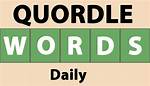 Quordle's Daily Word Sequence: Solving Strategies and Tips