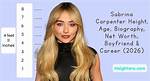 Sabrina Carpenter Height, Age, Measurements How Tall Is Sabrina Carpenter?