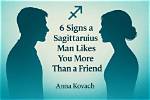 Sagittarius Man Likes You