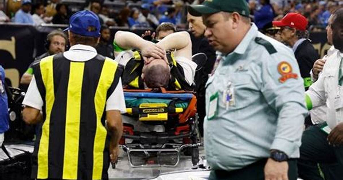 Sideline Official Injured in Saints-Lions Game Likely to Have Surgery After Fracturing Fibula ·