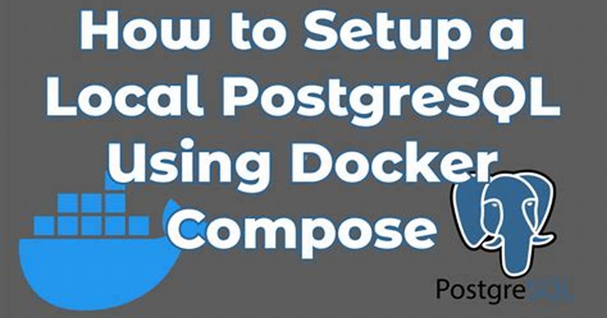 Start Using Postgresql with Docker Today a Comprehensive Guide