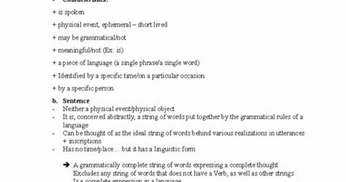 The Comprehensive Guide to Utterance Meaning