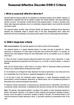The Dsm-5 Criteria for Sad: a Comprehensive Guide
