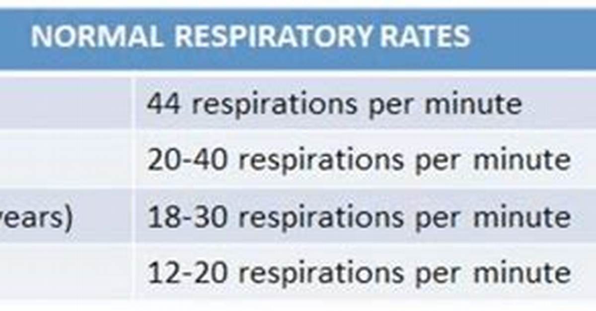 The Essential Guide to Normal Infant Respiratory Rate: a Comprehensive Overview