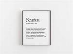 The Irresistible Allure of Scarlett: a Name Unveiled