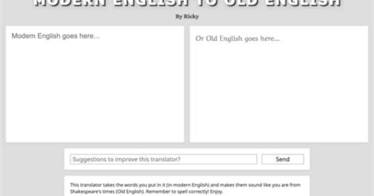 Translate Old English into Modern English: a Comprehensive Guide