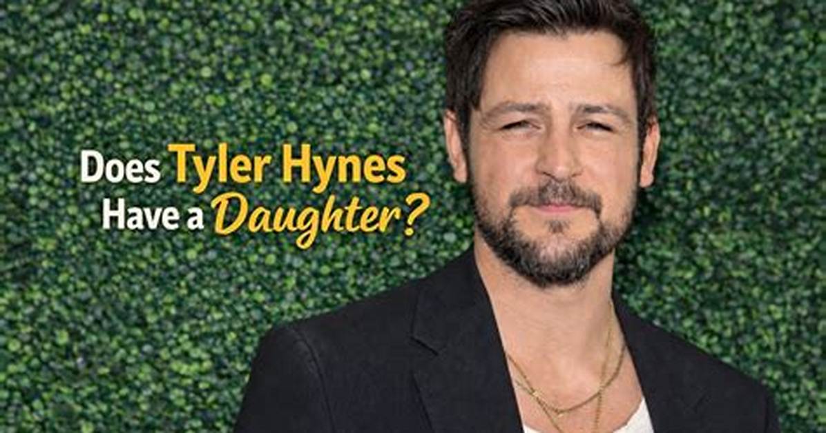 Tyler Hynes's Daughter: a Spotlight on His Personal Life