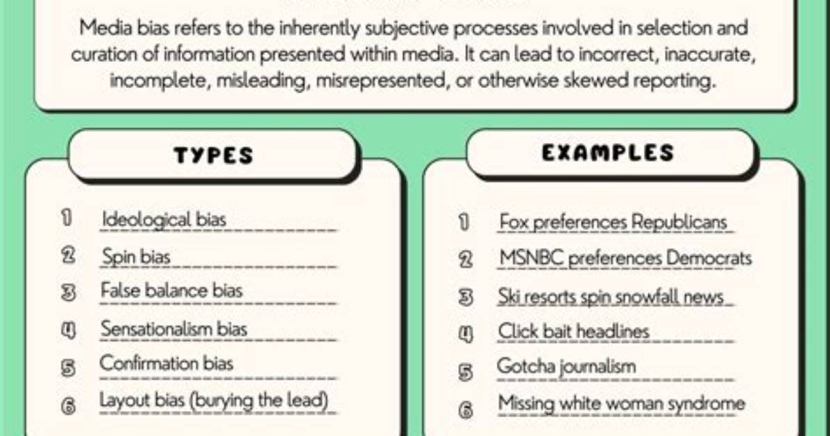 Uncover the Types of Media Bias: a Comprehensive Guide