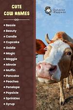 Uncover the Unique Names of Cows at the State Fair: a Comprehensive List