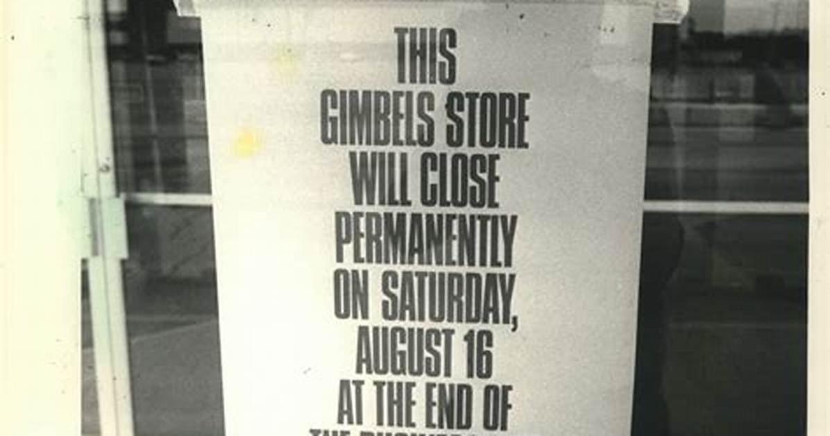 Uncover the Year Gimbels Closed: a Historical Chronology