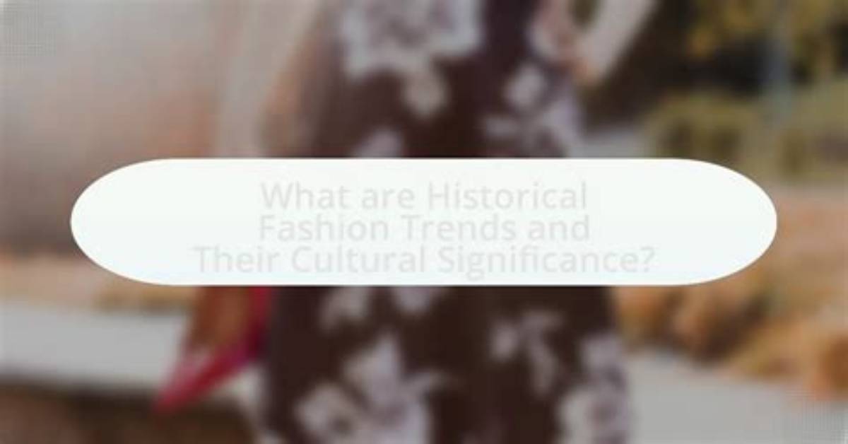 Uncovering Cultural Significance and Fashion Influence