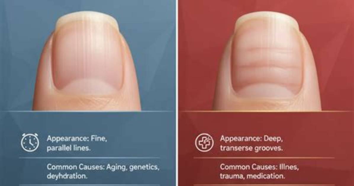 Uncovering the Meaning of Horizontal Ridges on Finger Nails