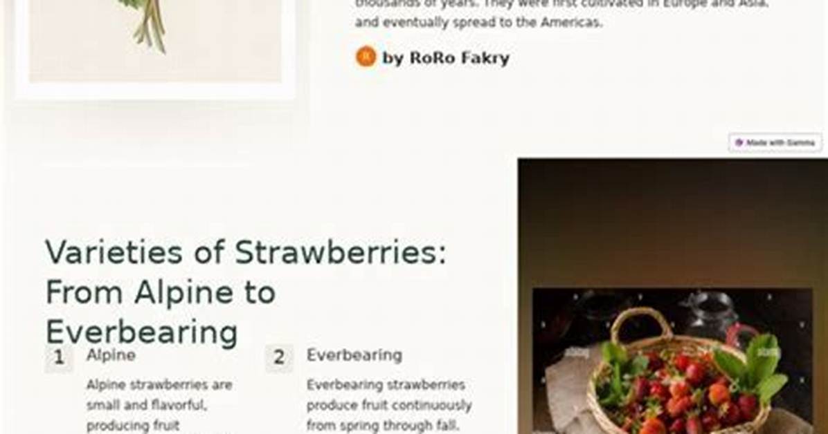 Understand the Origins of Strawberries: Etymology Unveiled