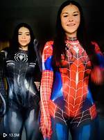 Unforgettable Spiderman Action with Sophia Rain