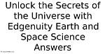 Unlock Earth Science Secrets with Edgenuity Answers