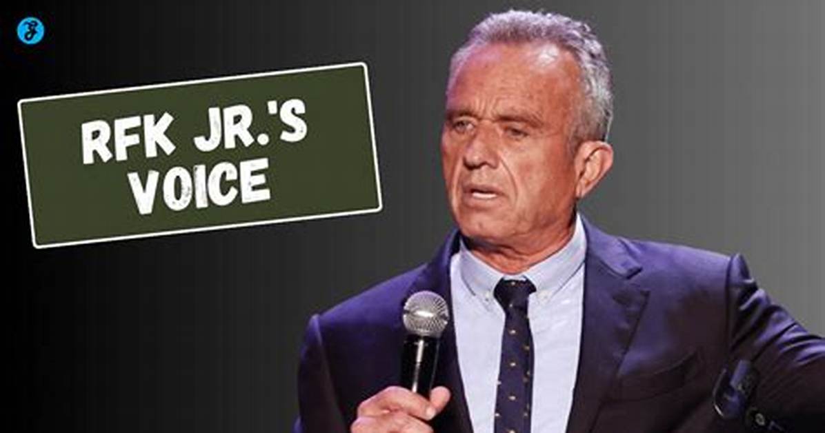 Unmasking the Voice of Rfk Jr. : the Journey Before the Transformation